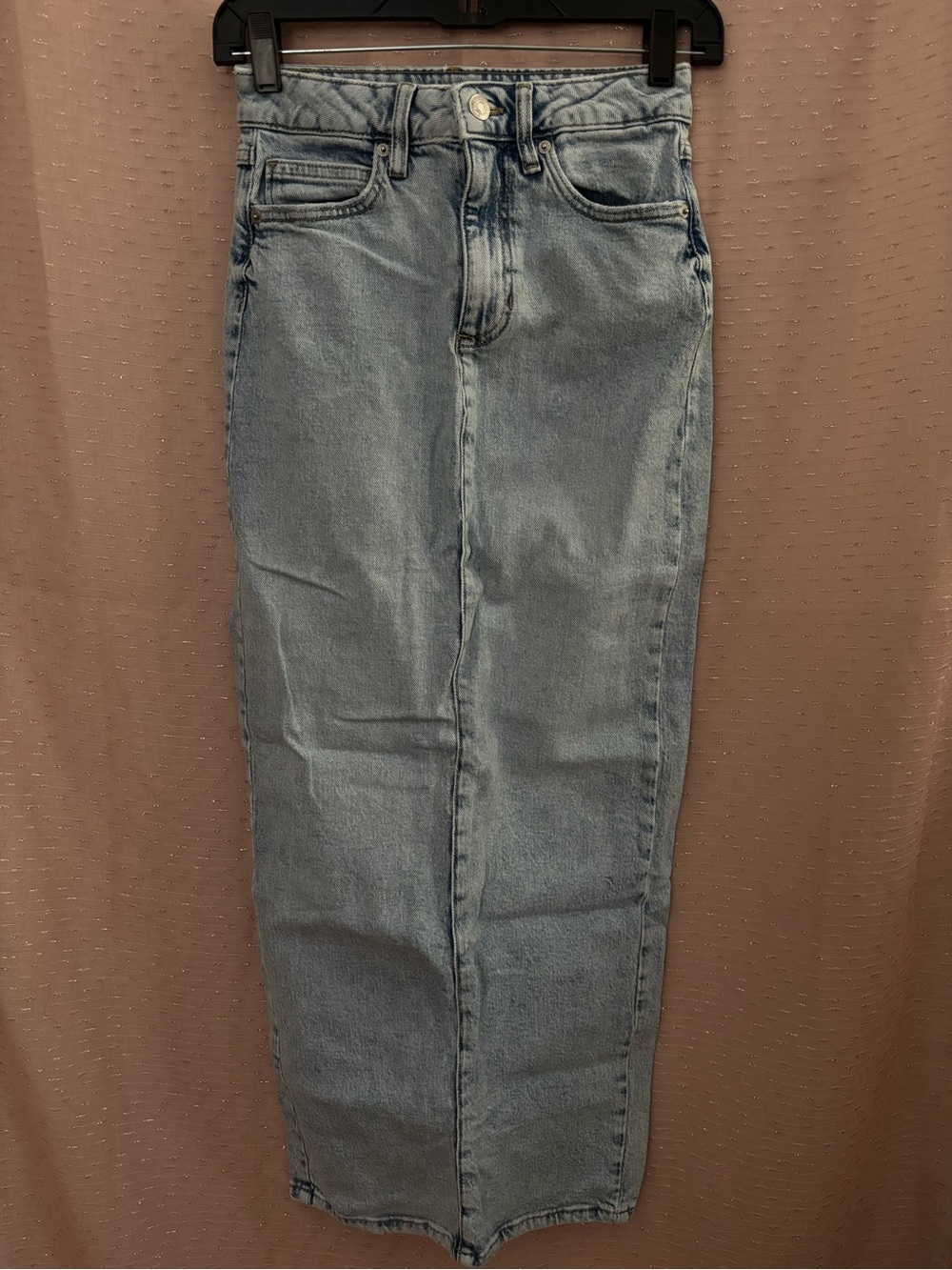 Forever 21 Light Wash Denim Skirt